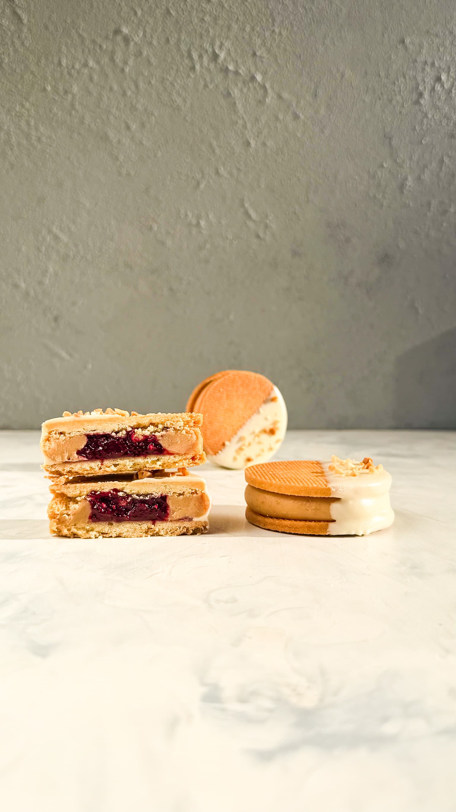 Fotografía de referencia para Alfajor Manjar