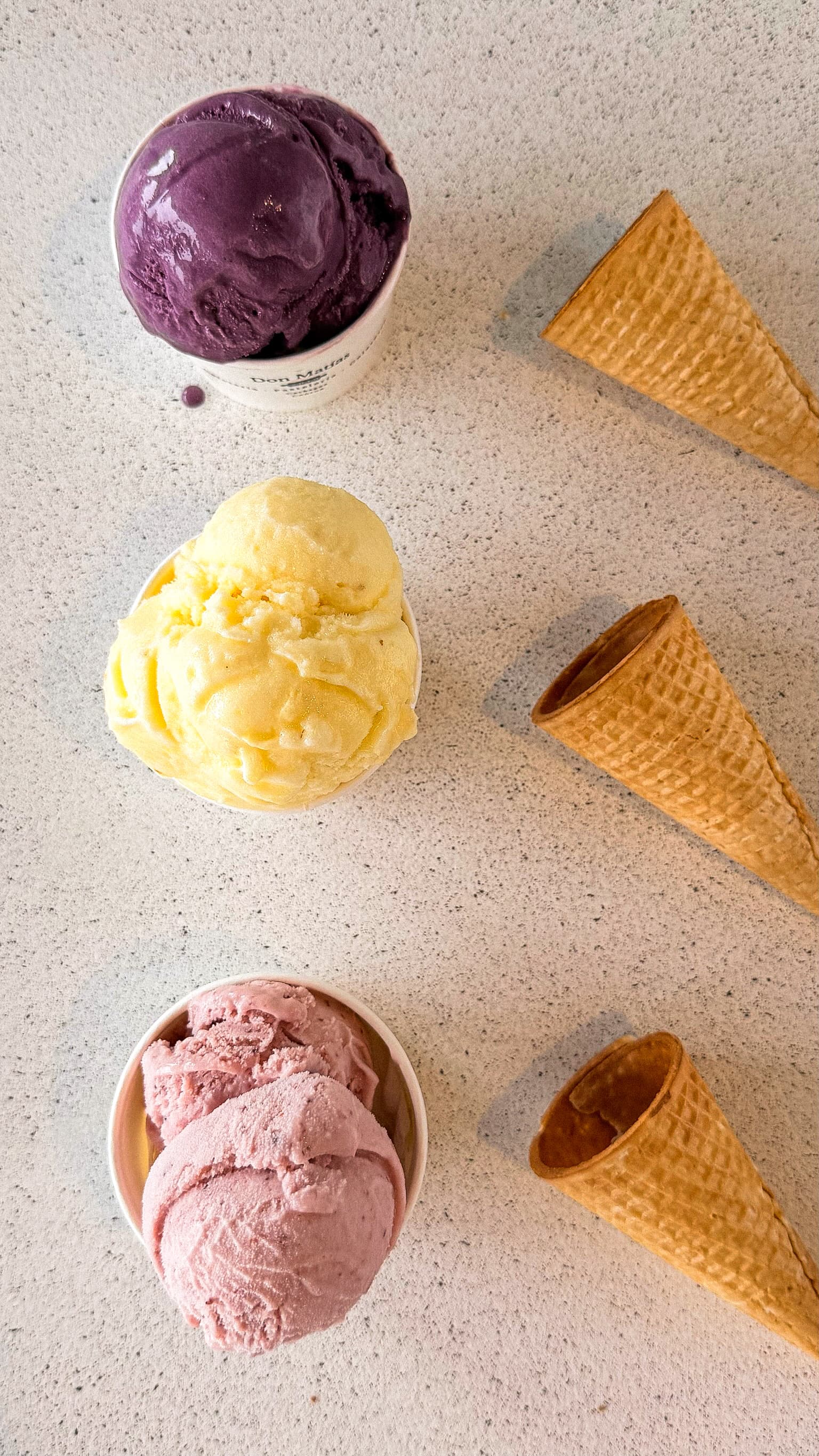 Fotografía de referencia para Helado Simple